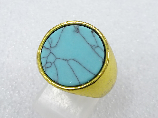 COLORED STONE FASHION RING / JP SIZE 13